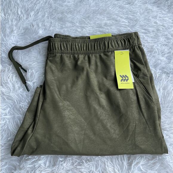 NWT all in motion Training Short olive green Quick Dry Men Sz 2XL NWT - Picture 8 of 11